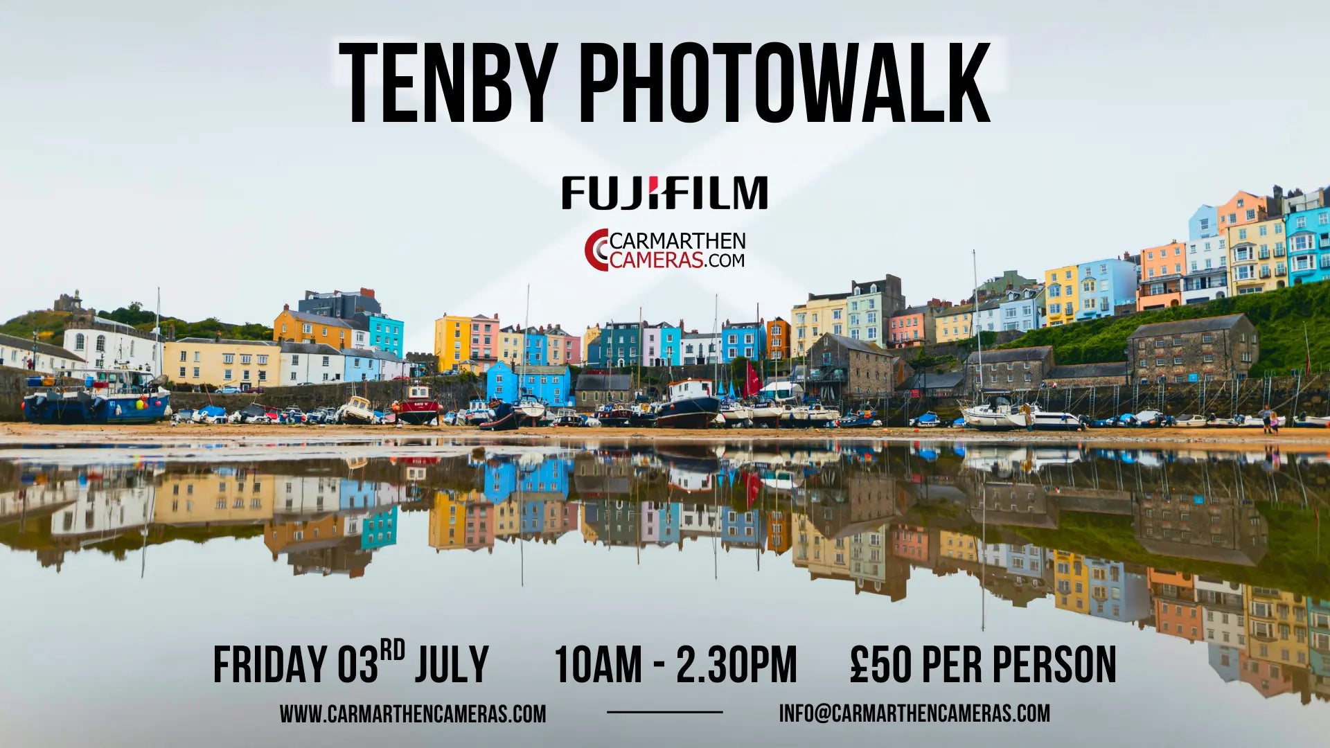 Tenby Photo Walk — with Fujifilm UK × Carmarthen Camera Centre Ltd