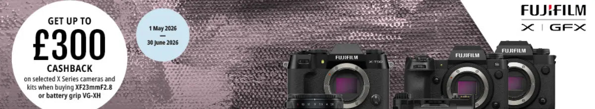 Fujifilm X Series Cashback & Instant Savings – Ends 30th June 2026