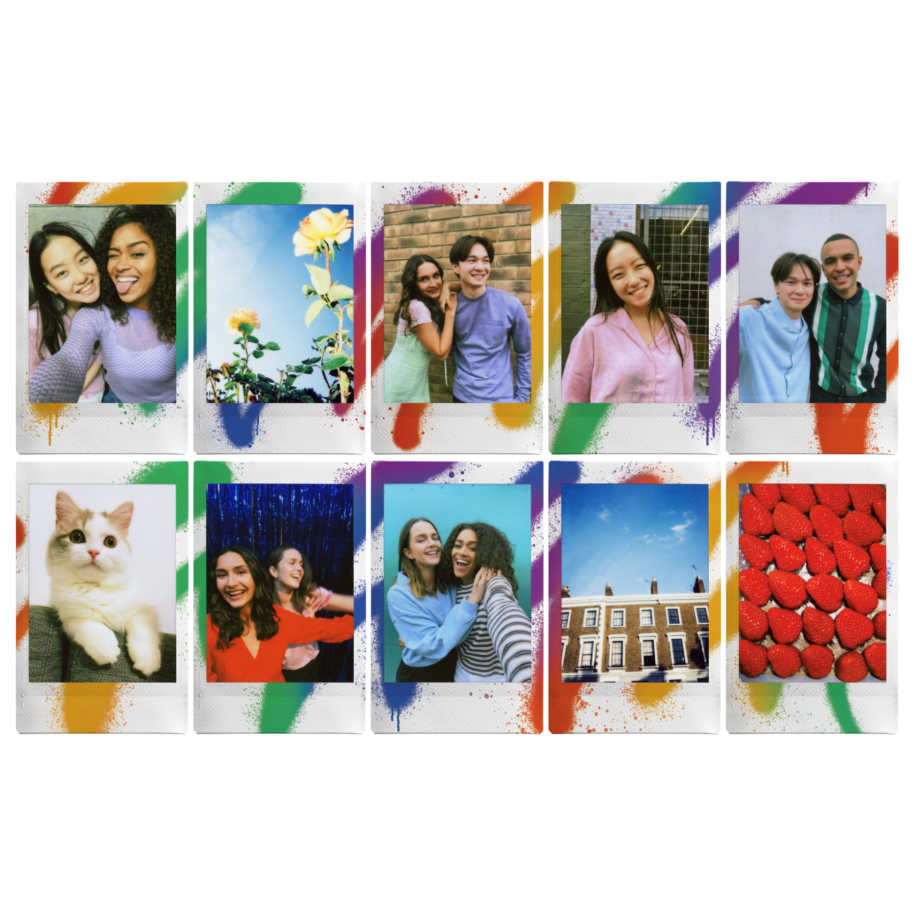 Fujifilm Instax Mini Film Spray Art