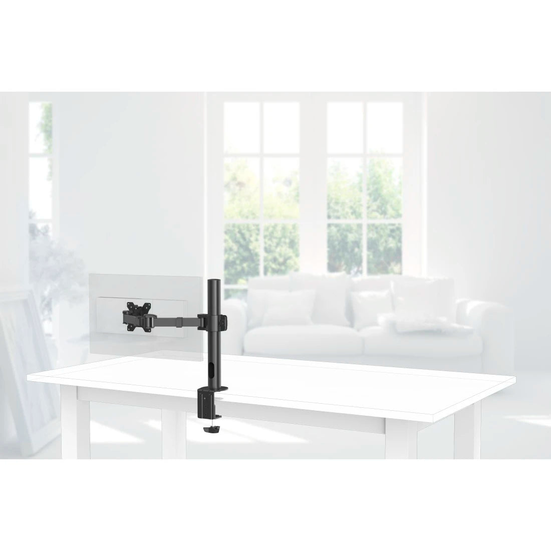 Monitor Bracket Height Adjustable Swivel Tilt Extendable 13" - 35"