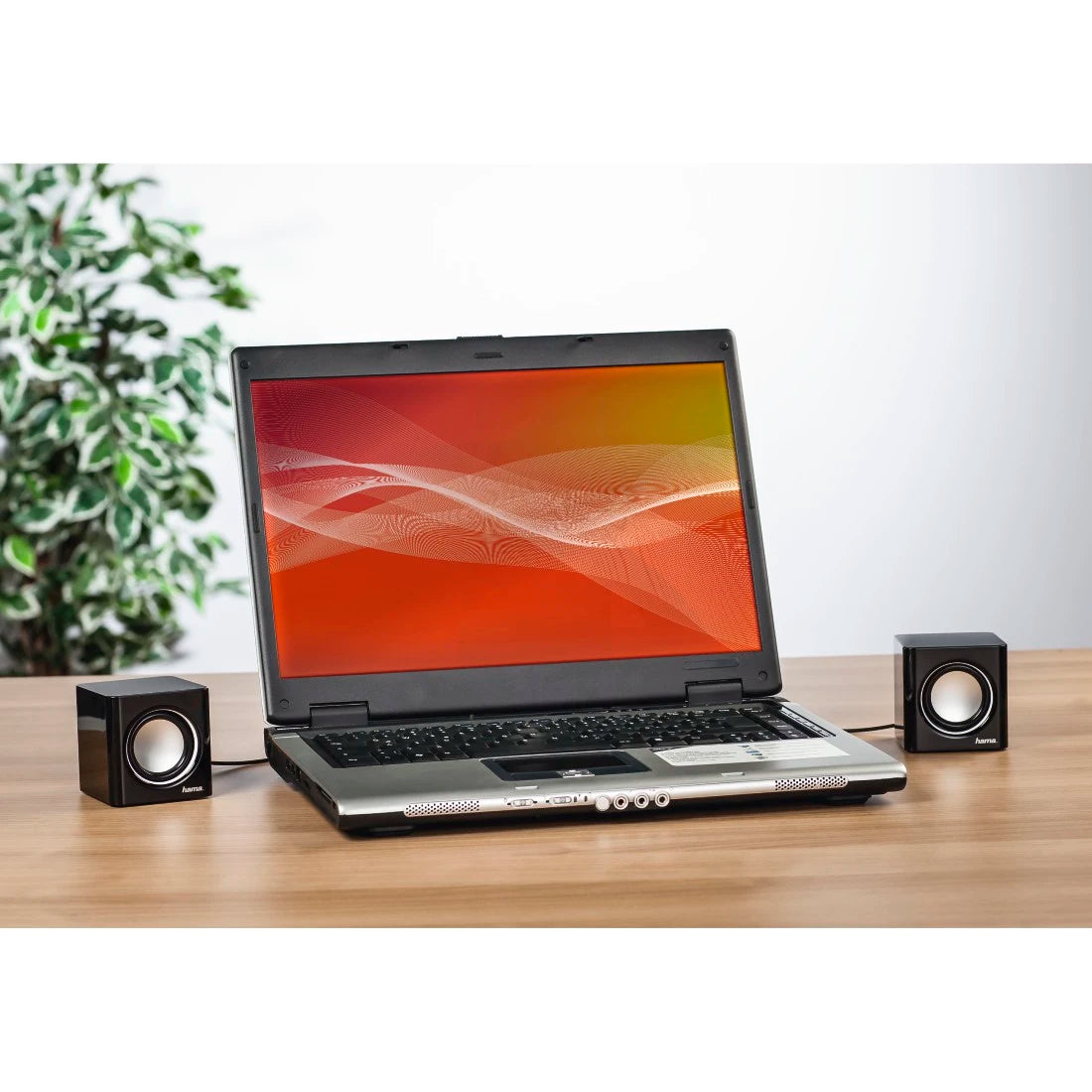 Hama "Sonic Mobil 185" Notebook Speaker, black / silver