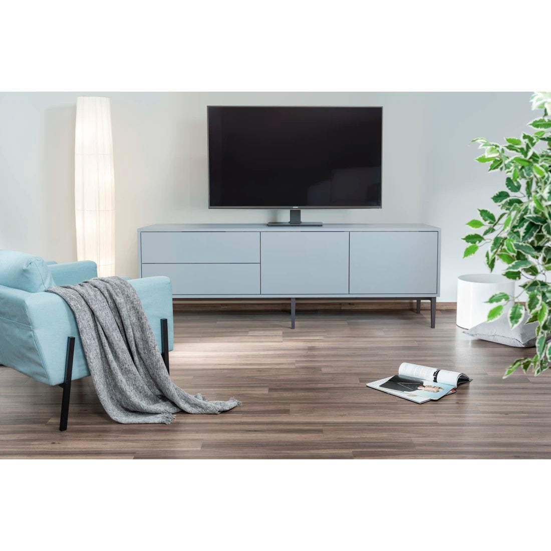 Hama TV Stand Swivel Height Adjustable 140cm (55") to 30kg