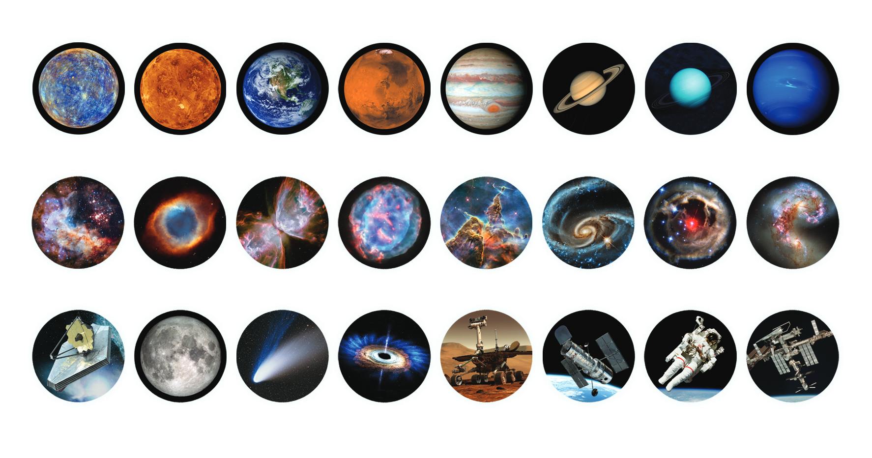 National Geographic Space-Telescope Slide Projector Night Light for Children