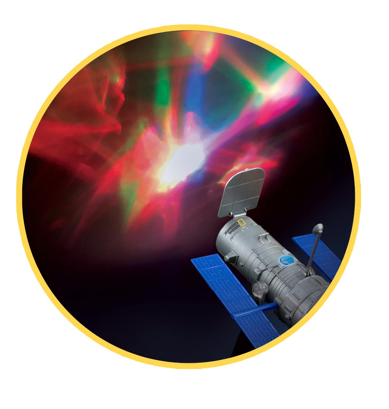 National Geographic Space-Telescope Slide Projector Night Light for Children