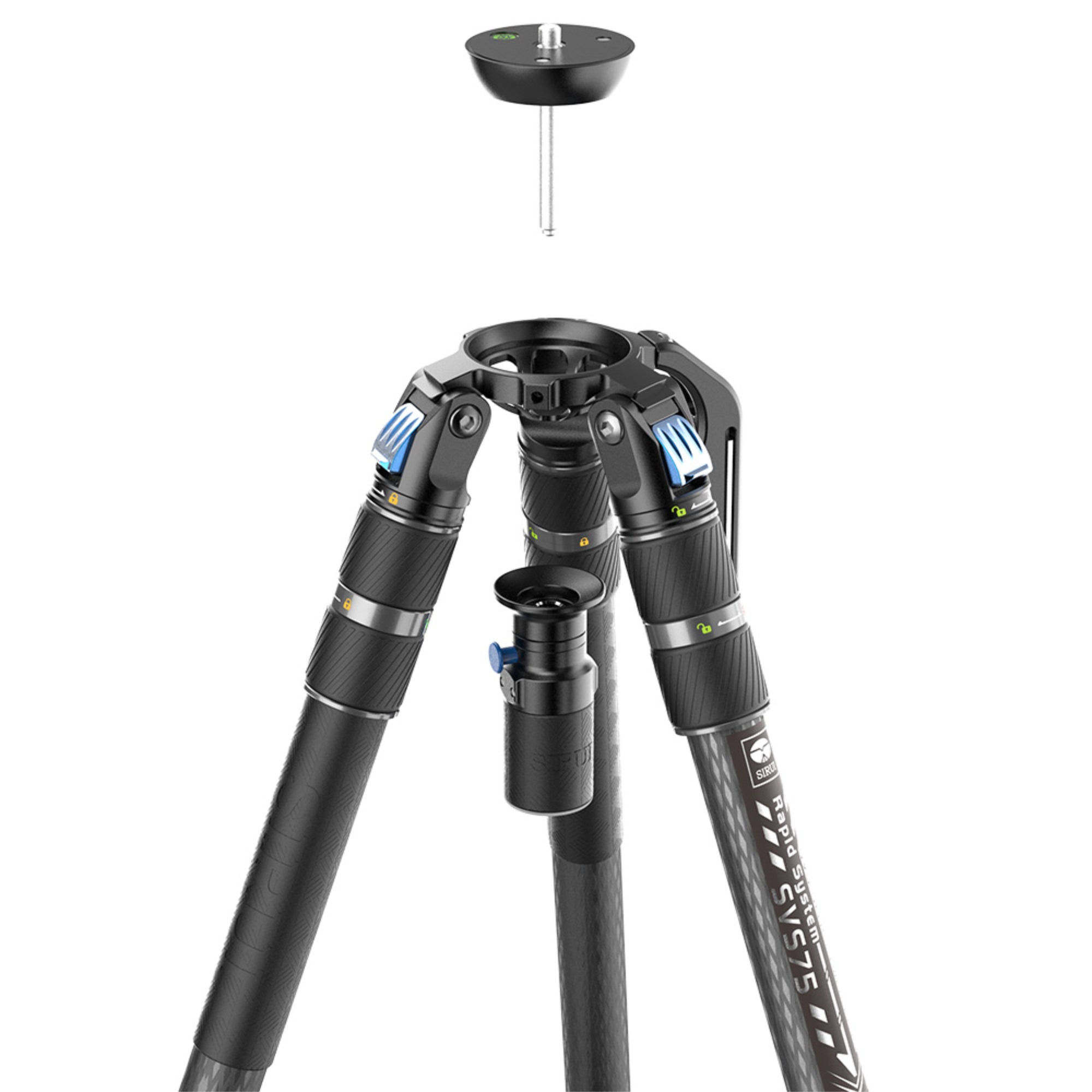 Sirui SVS75 & SVH15 Pro Rapid Professional Video Carbon Fibre Tripod Kit