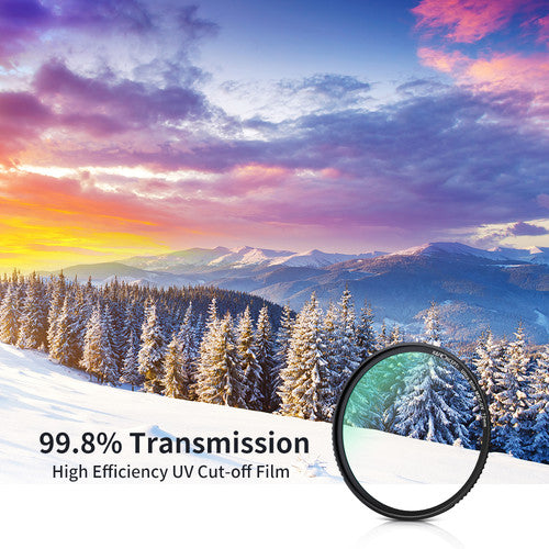 K&F Concept 67mm HD Ultra-Slim MC/UV Cut L380 Multicoated Filter with Nano Resistance Coating