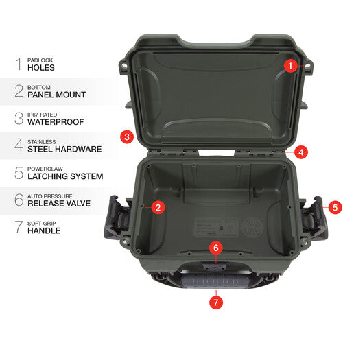 Nanuk 903 Waterproof Hard Case - Olive