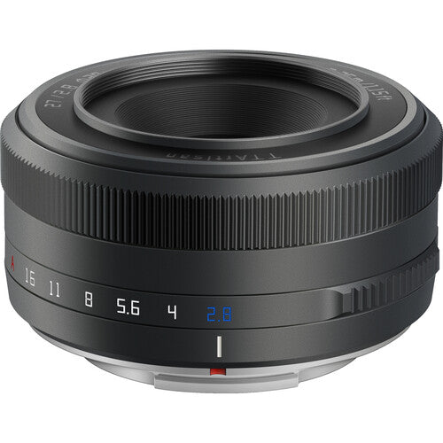 TTArtisan 27mm f/2.8 Lens - Fujifilm X Mount - Titanium Finish