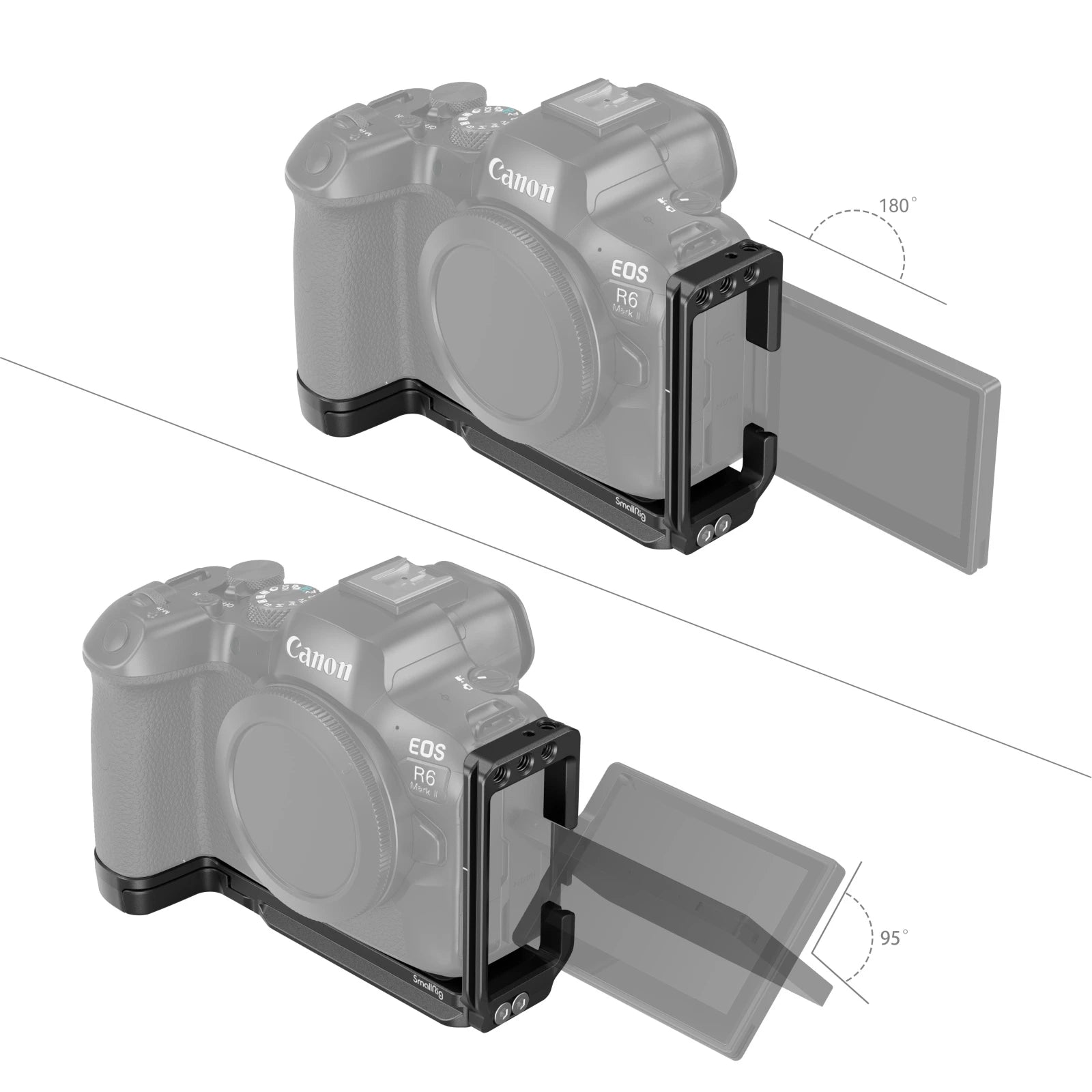 SmallRig L-Shape Mount Plate for Canon EOS R6 Mark II / R5 / R5 C / R6