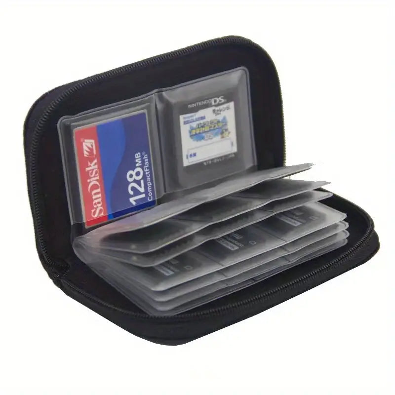 SD Card/XQD/CFast Memory card wallet case - Black
