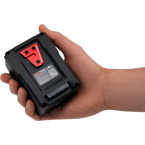 HEDBOX Nina M Smart Mini V-Mount Battery, Low Capacity Alarm, OLED Display