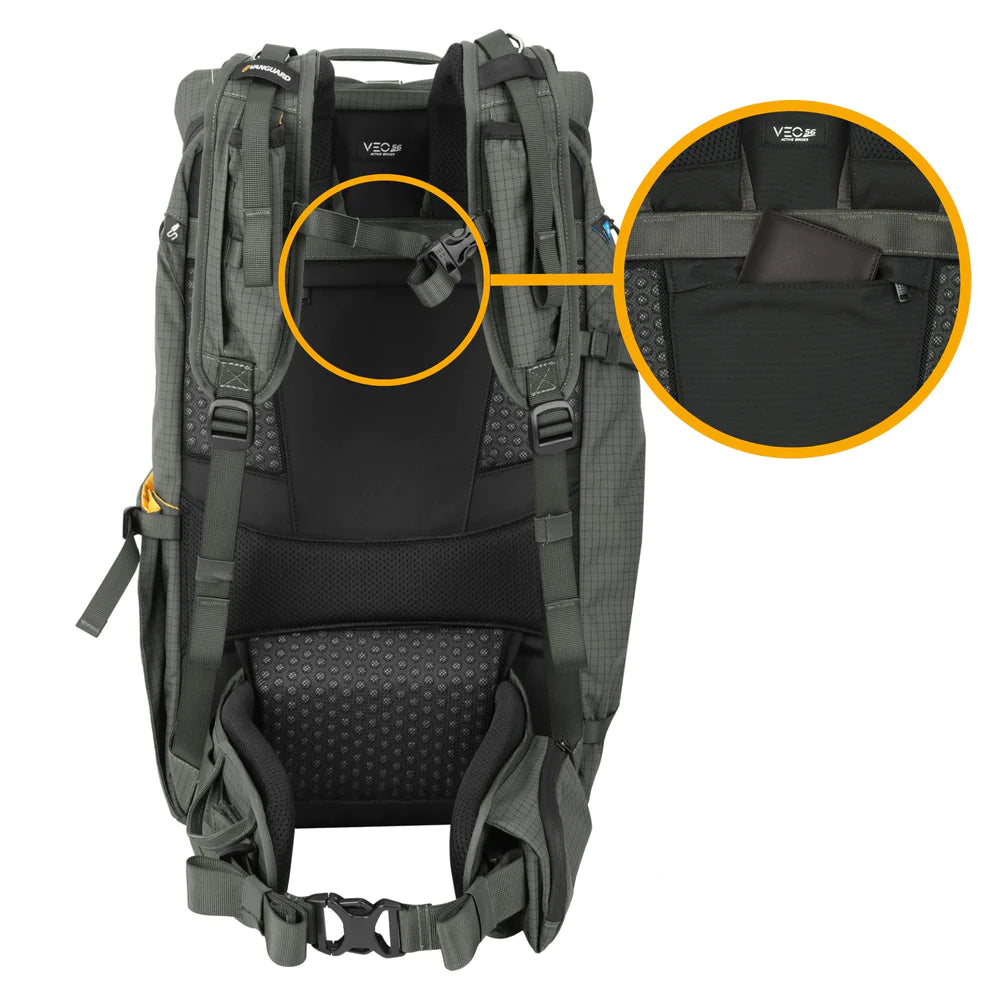 Vanguard VEO Active Birder 56 Backpack For Spotting Scope - Green