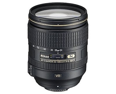 Product Image of Nikon 24-120mm f4 G AF-S NIKKOR ED VR Lens - Split from kit