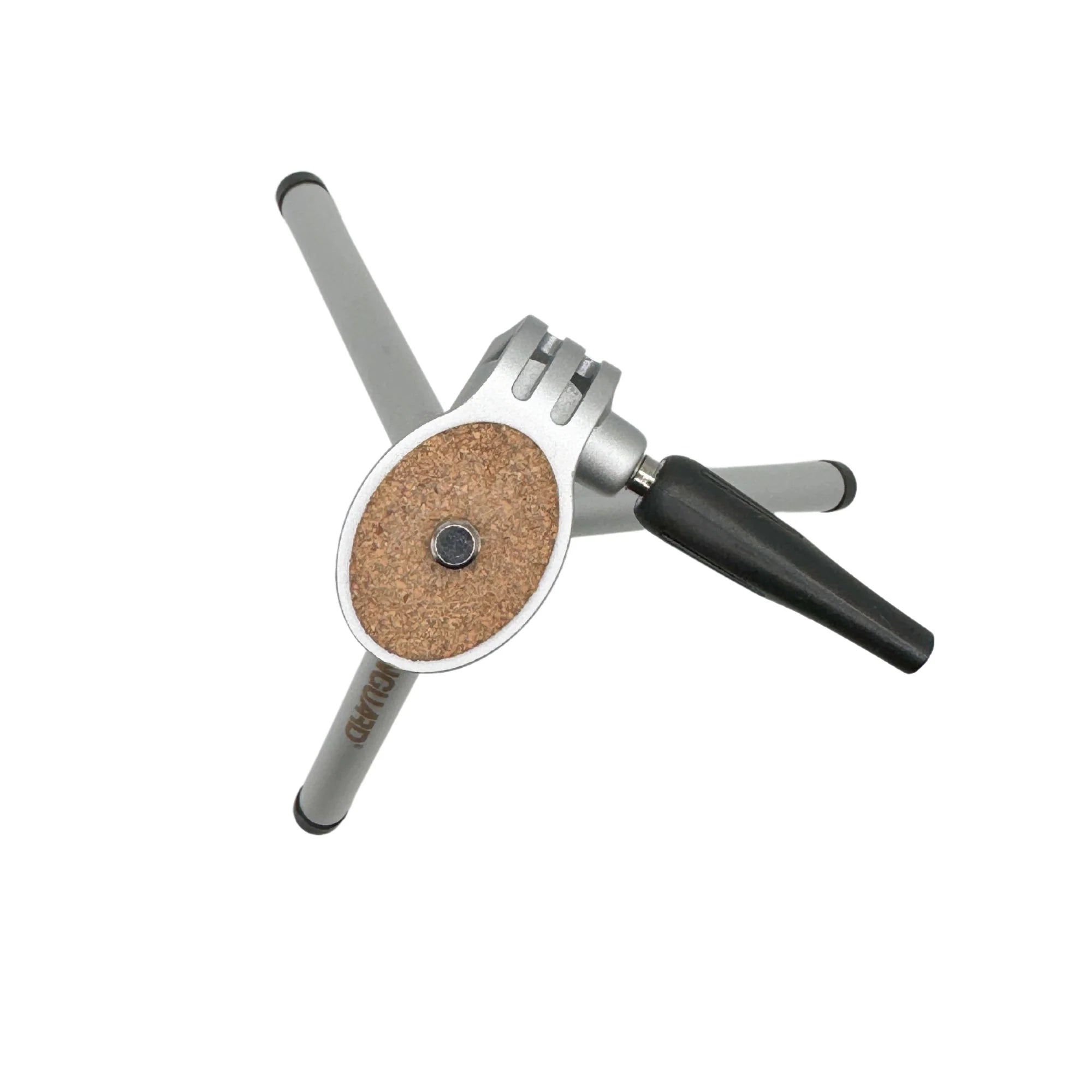 Photo of the tripod from a top down perspective