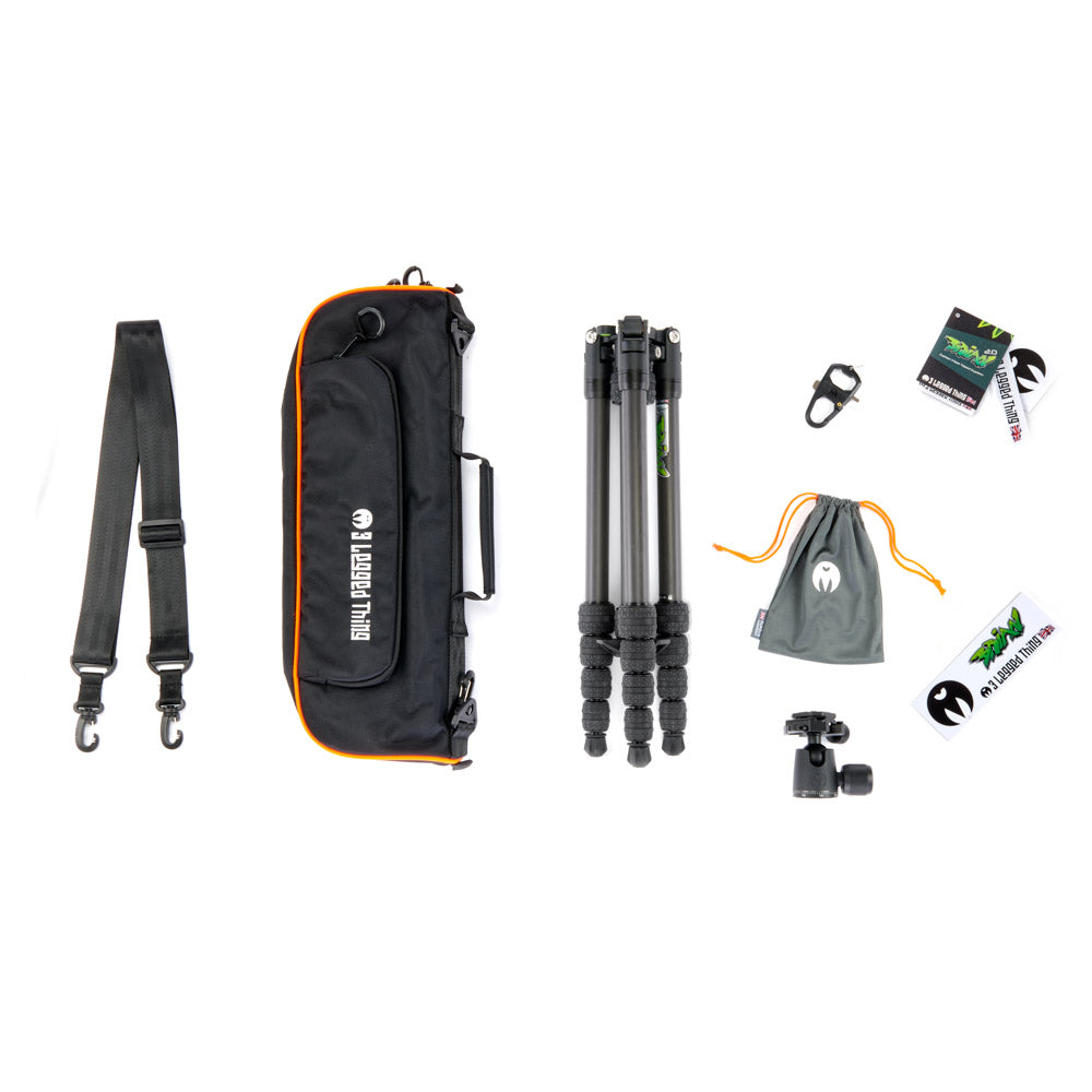 3 Legged Thing Punks Brian 2.0 Carbon Fibre Tripod - Dark Black