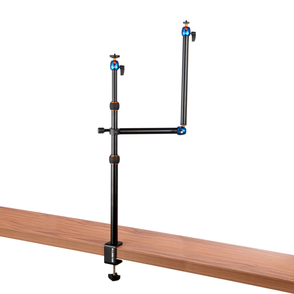 3 Legged Thing Camera Desk Mount Stand Kit 2A side angle with arms attached