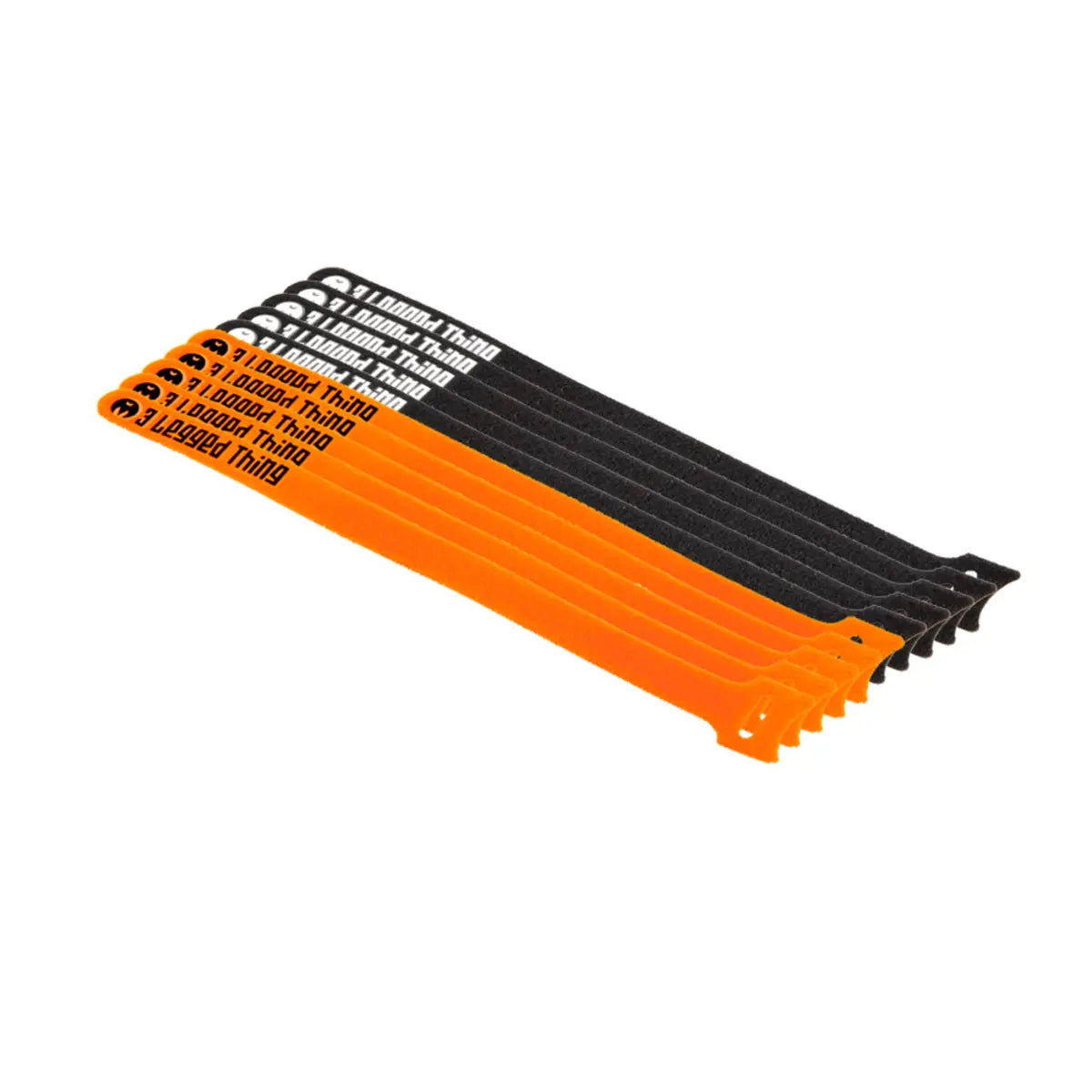 Orange and black metal tool with engraved text on a white background