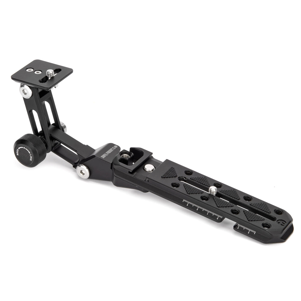 3 Legged Thing THINGY DARK & QR ULTRA 150mm Matte Black side angle 2