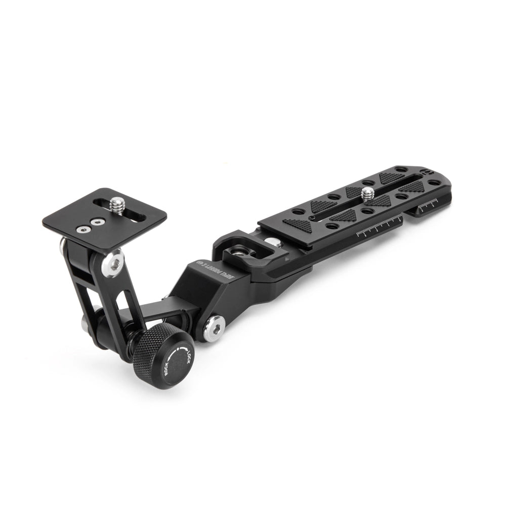 3 Legged Thing THINGY DARK & QR ULTRA 150mm Matte Black side angle 3