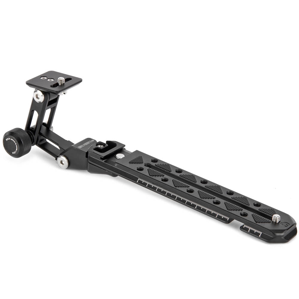 3 Legged Thing THINGY DARK & QR ULTRA 200mm Matte Black side angle 2