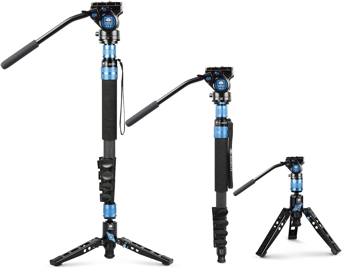 SIRUI P-325FL Monopod with VA-5 Fluid Video Head