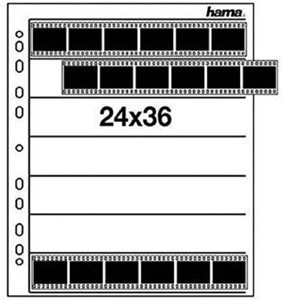 Hama 2250 Negative File Storage Sleeves - Pack of 25