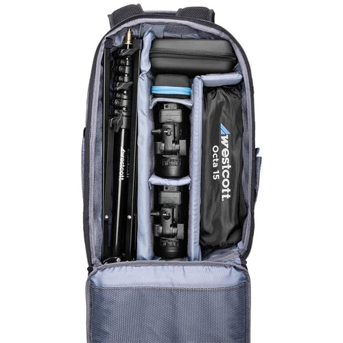 Westcott FJ100 Strobe 2-Light Backpack Kit with FJ-T1 S Wireless Trigger for Sony Cameras