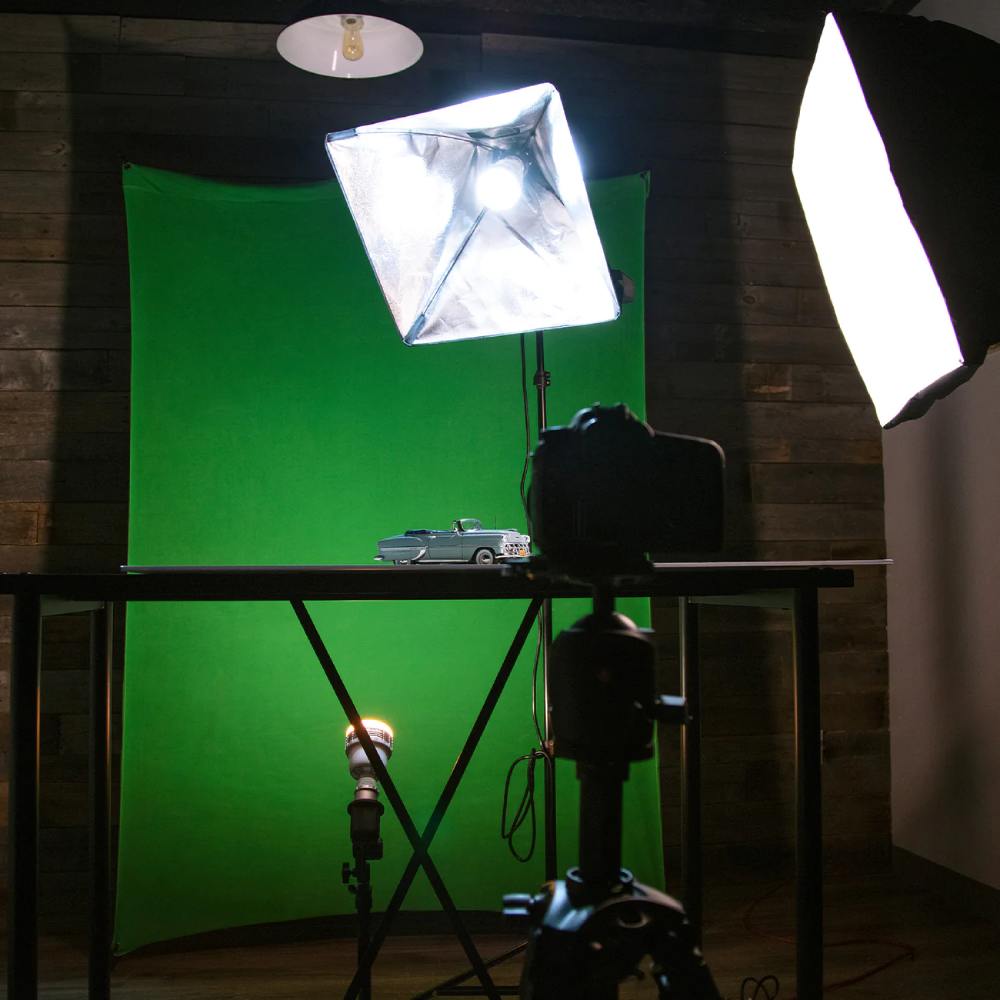 Westcott Basics X-Drop Kit with 5x7 Feet Screen Backdrop - Green