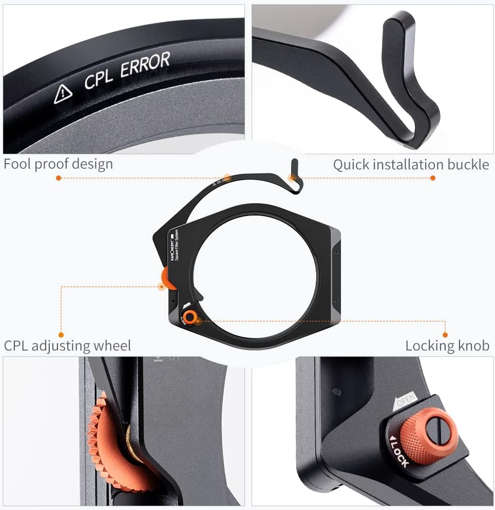 K&F Concept Pro Square ND CPL Filter Set (X-PRO Series)