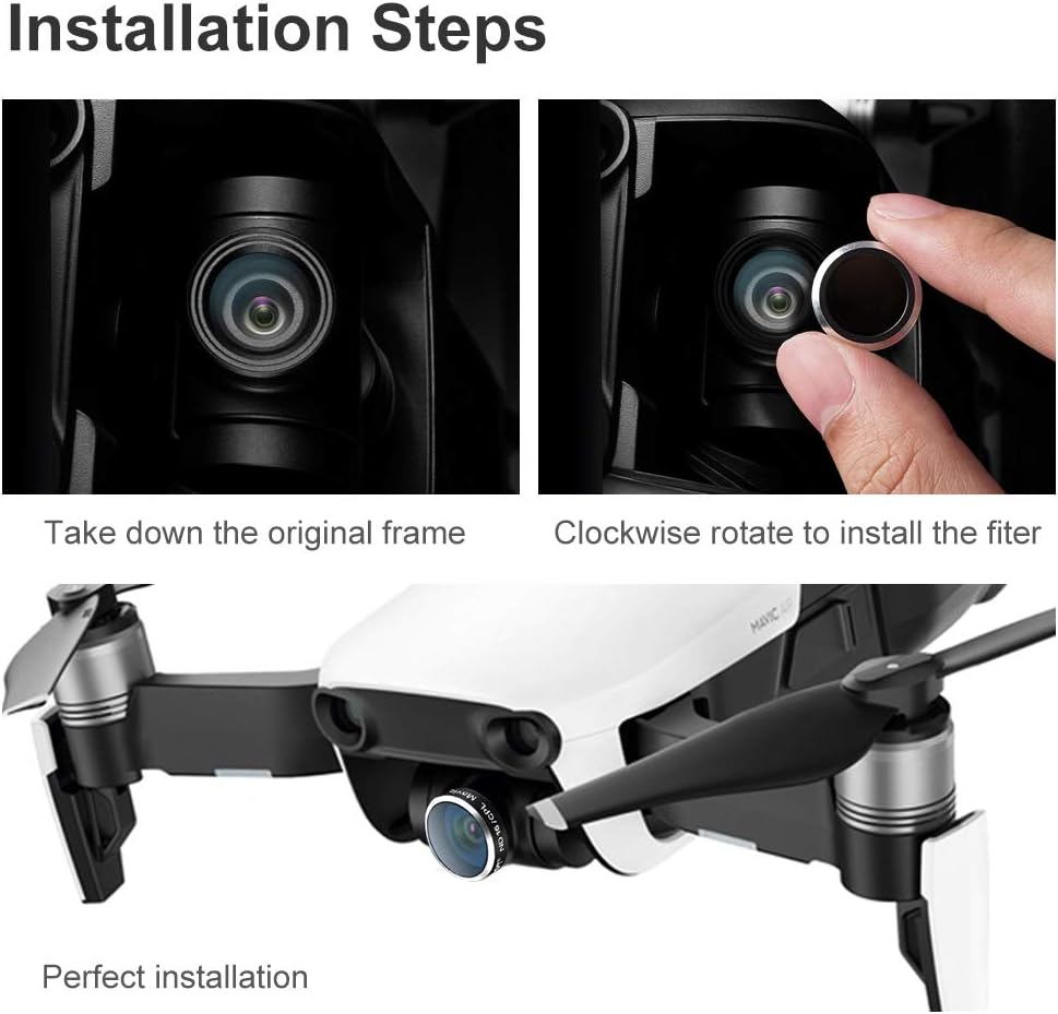 K&F Concept DJI Mavic Air Lens Filters (6 Pack)