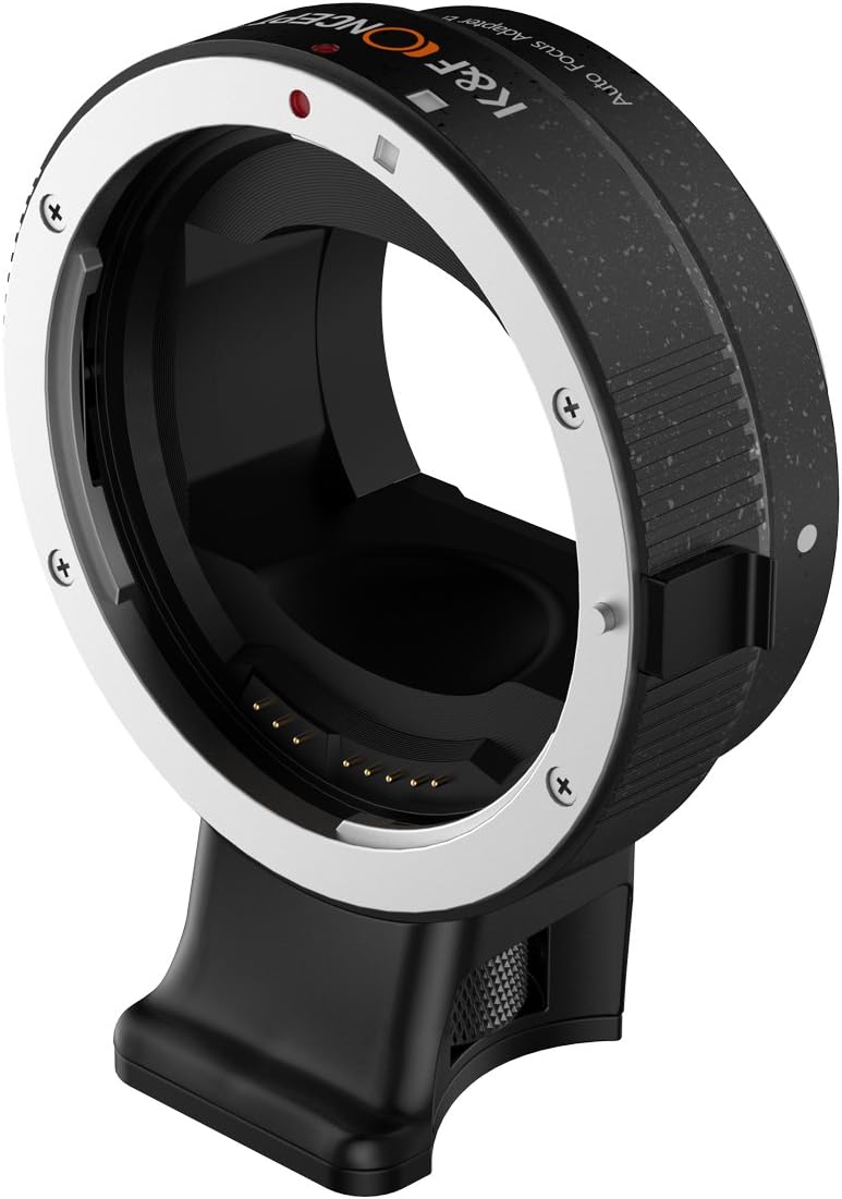 Image of Lens Mount Adapter, K&F Concept Auto Focus Electronic AF Canon EOS EF EF-S lens to Sony NEX E Mount Adapter Ring
