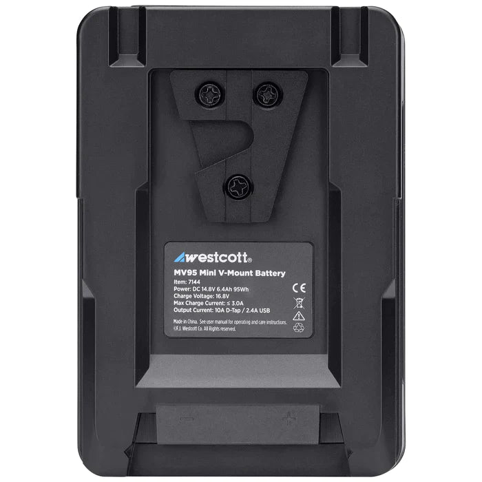 Westcott MV95 Mini V-Mount 14.8v Lithium-ion Battery (95Wh) & Charger Kit