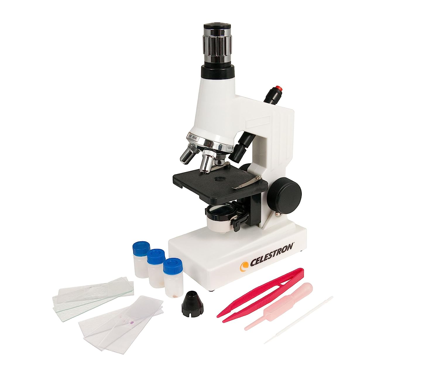 Celestron microscope with powers from 40x to 600x Kit