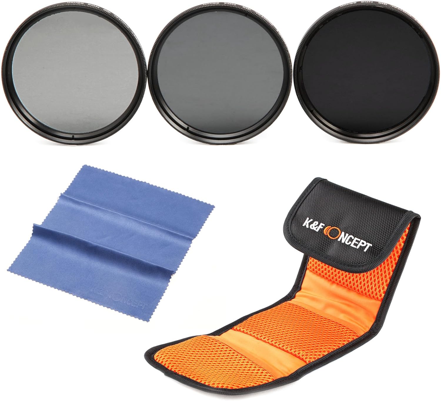 K&F CONCEPT 40.5MM ND2+ND4+ND8M, 3 FILTER KIT SKU0910
