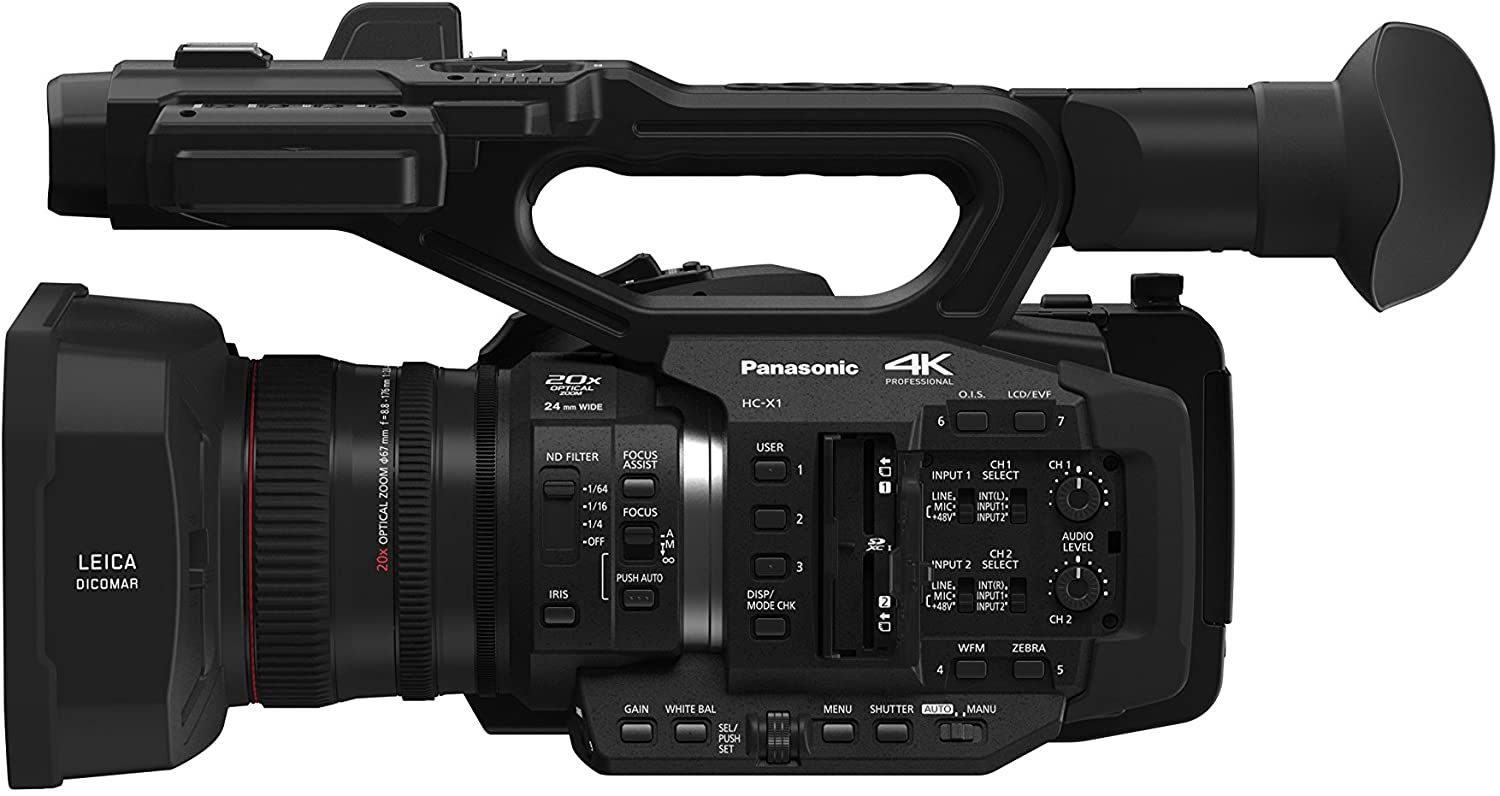 Clearance Panasonic HC-X1 Professional Camcorder - 4K Video Camera - Image Stabiliser