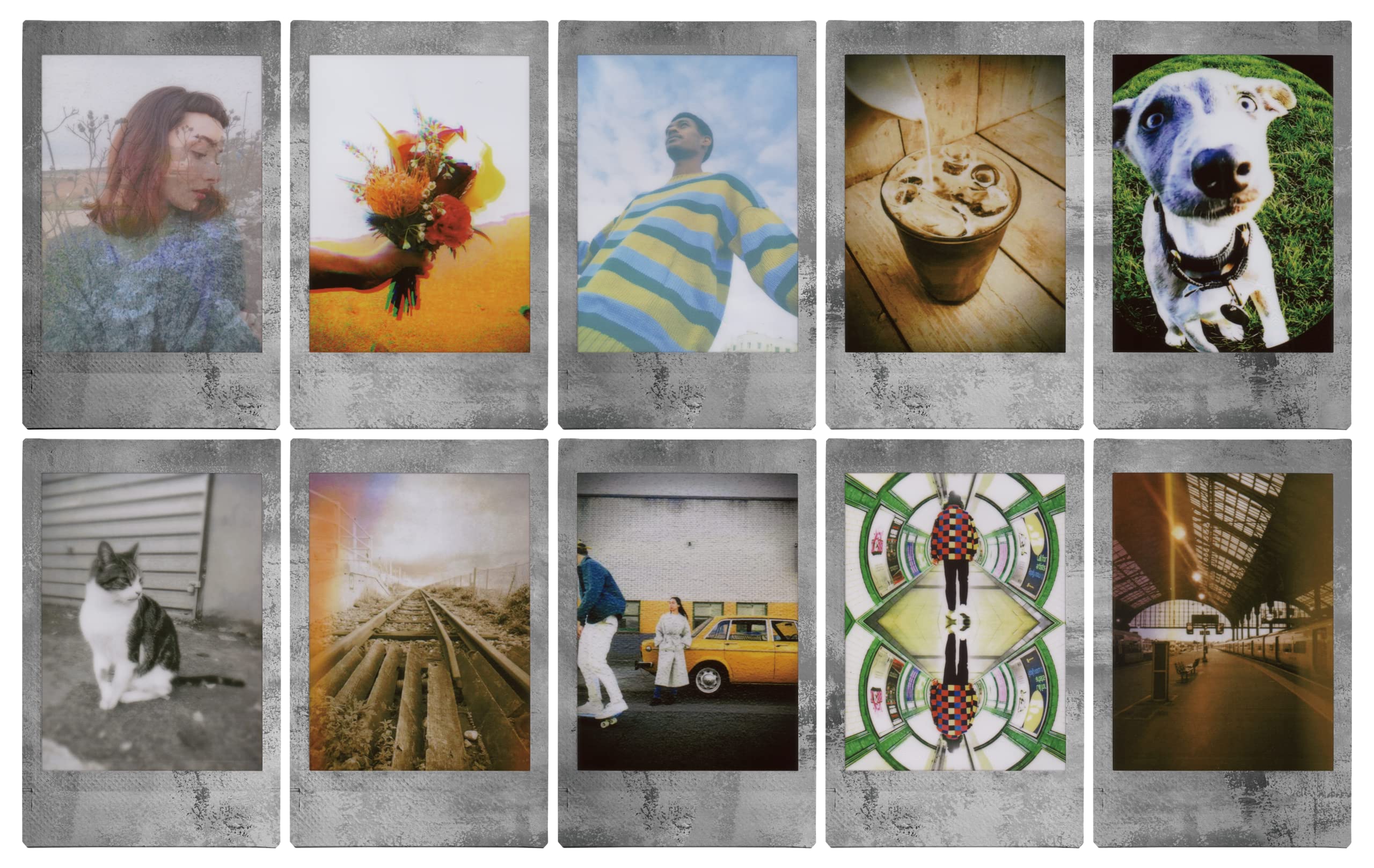 Fujifilm Instax Mini Film - Stone Grey (10 shots)