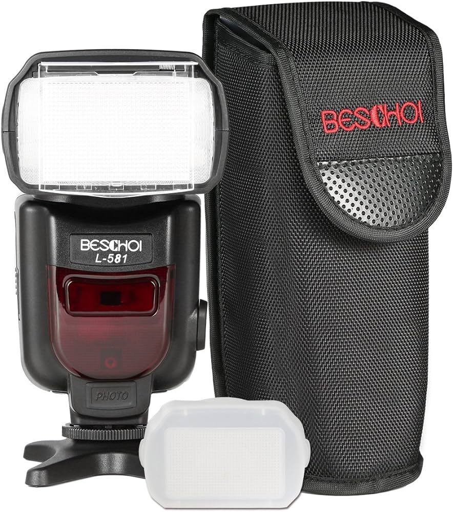 Beschoi L541 Speedlite Flash Universal On-camera Flash with LCD Display - Nikon