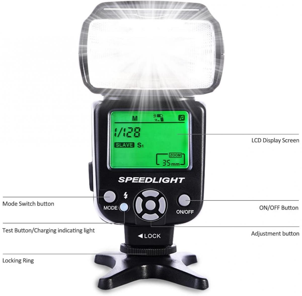 Beschoi L561 Speedlite Flash Canon On-camera Flash 822010001