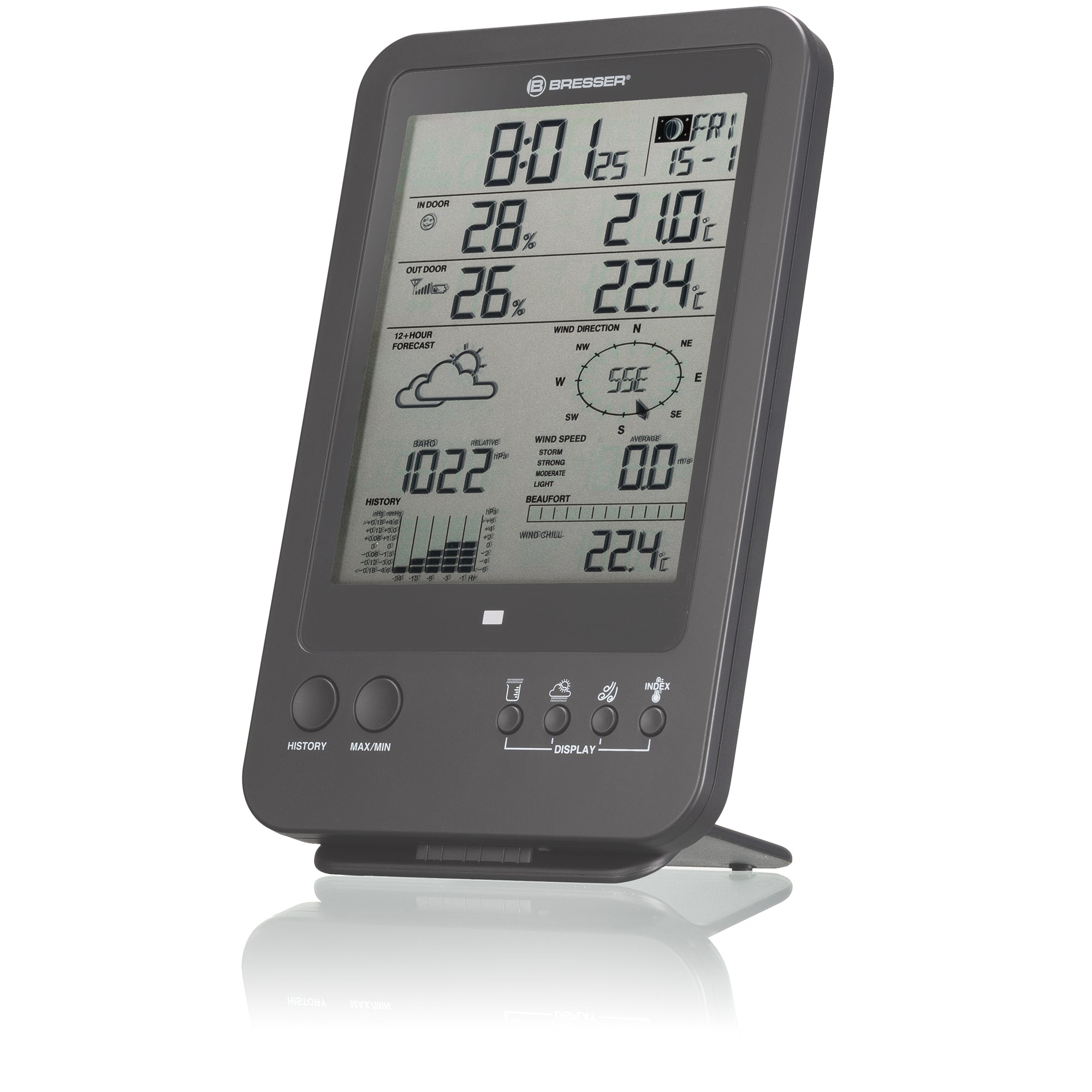 Clearance BRESSER Wireless Weather Station 5-in-1 Grey 7002513