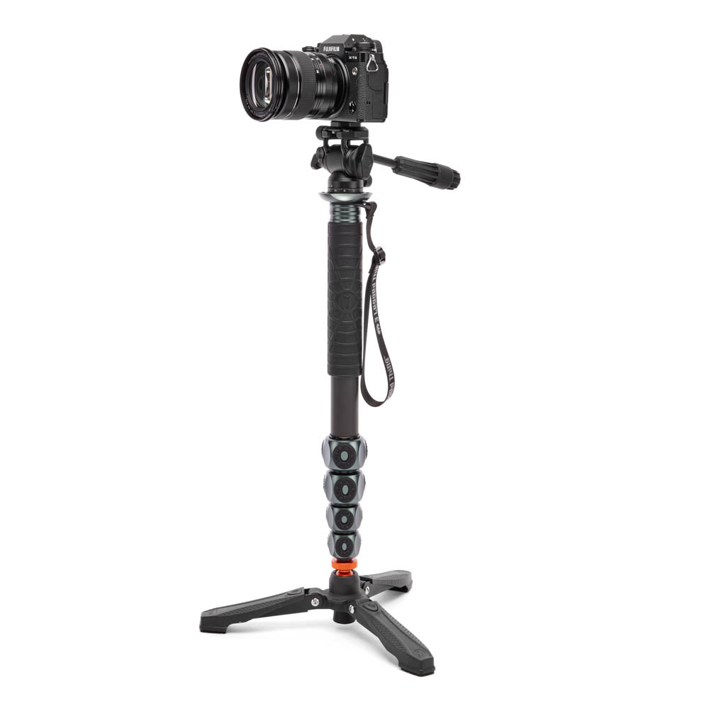 3 Legged Thing Legends Alana SuperKit Metalic Slate Grey Monopod