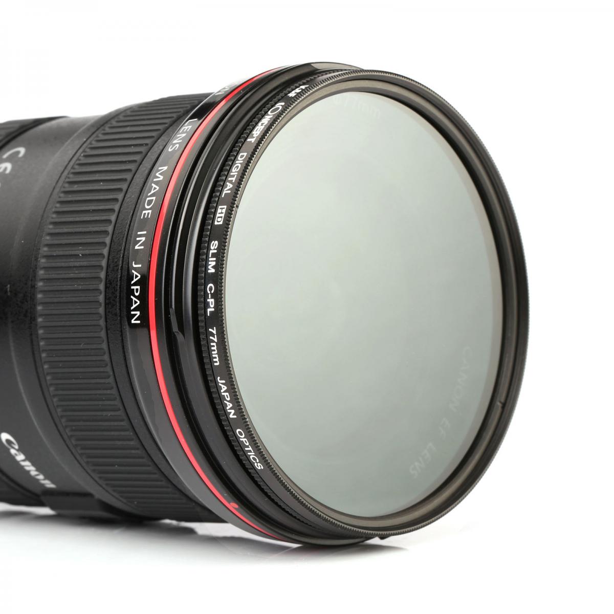 K&F Concept 55mm circular polarising filter CPL polarisation filter