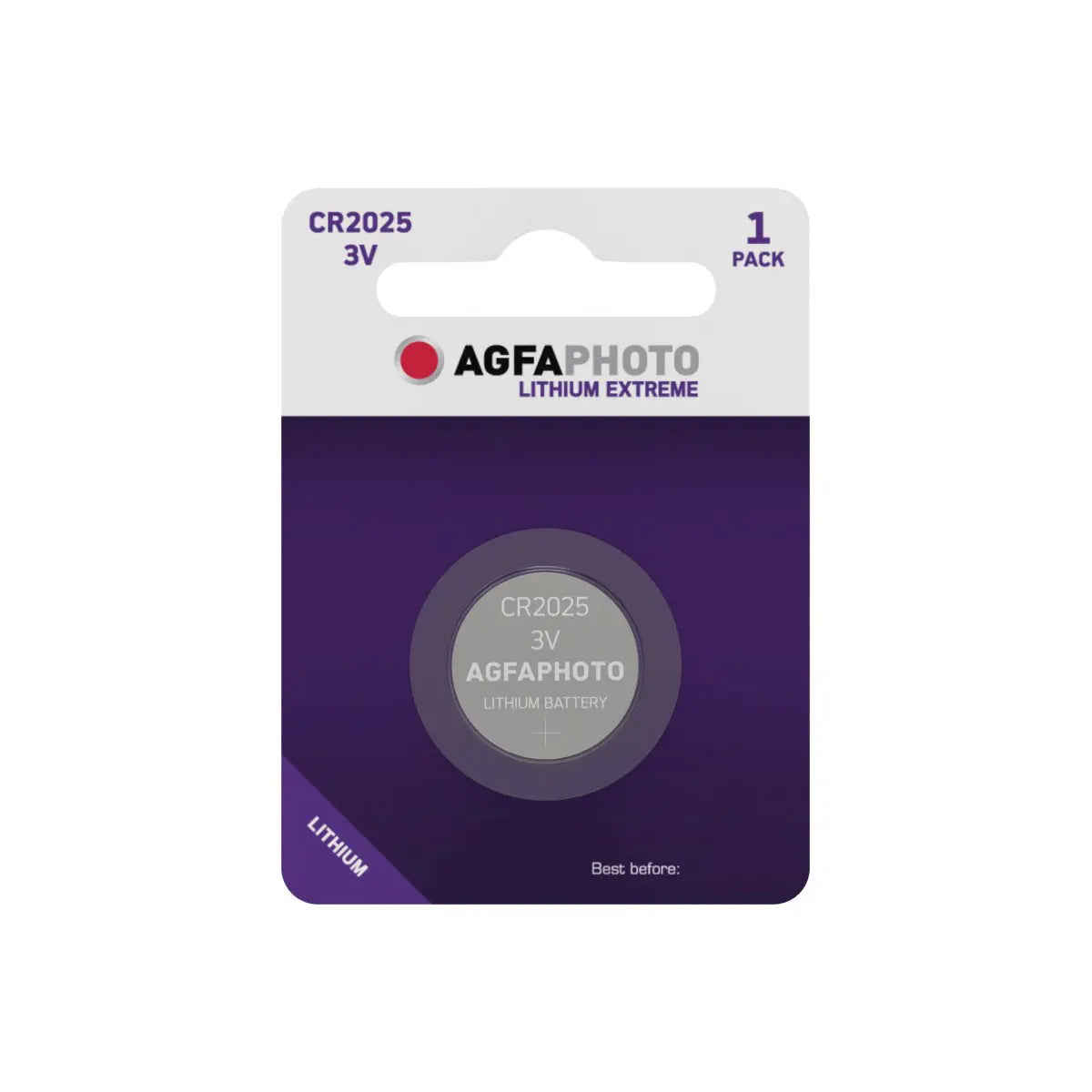 Agfa CR2025 3v Lithium Battery
