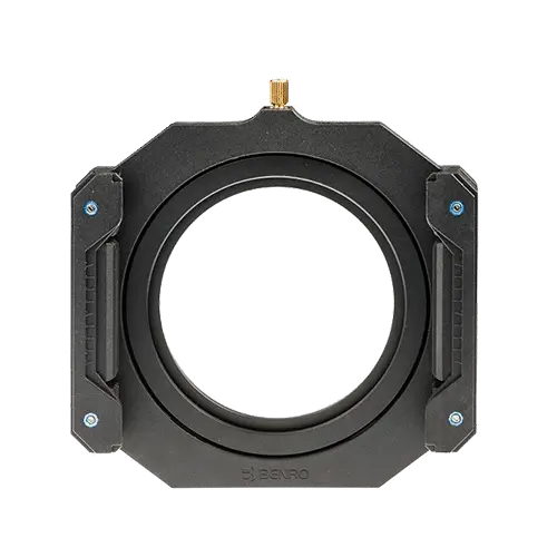 Benro 100mm Filter Holder Inc 82 & 77 Adapter Ring (FG100) front angle