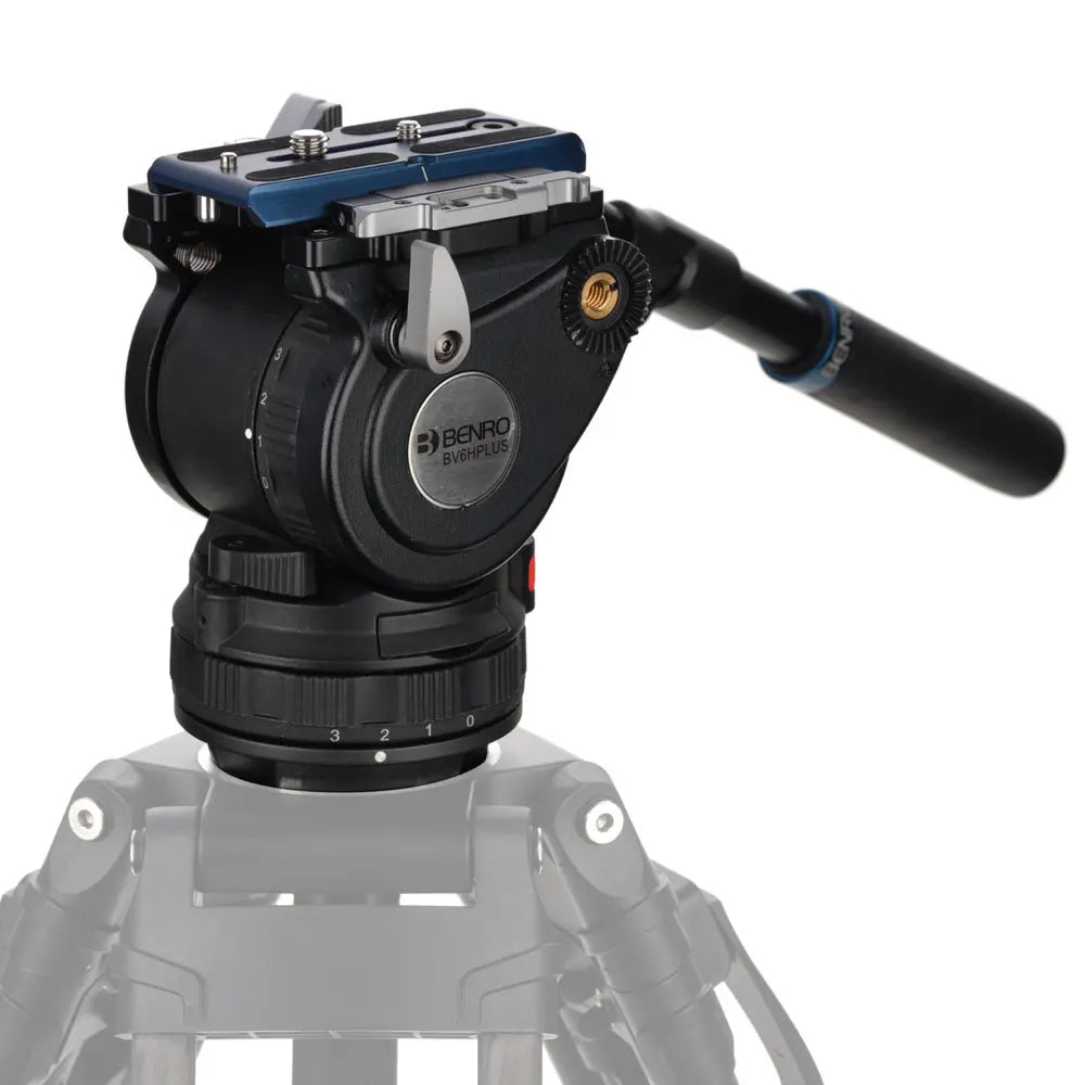 Camera head with Benro logo on a white background