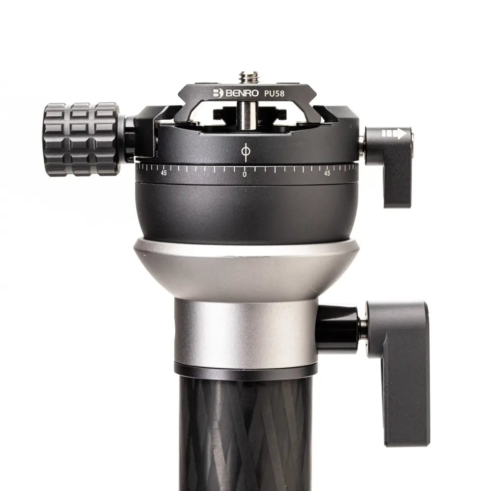 Benro MSDPL46C SupaDupa Monopod front angle of tripod head