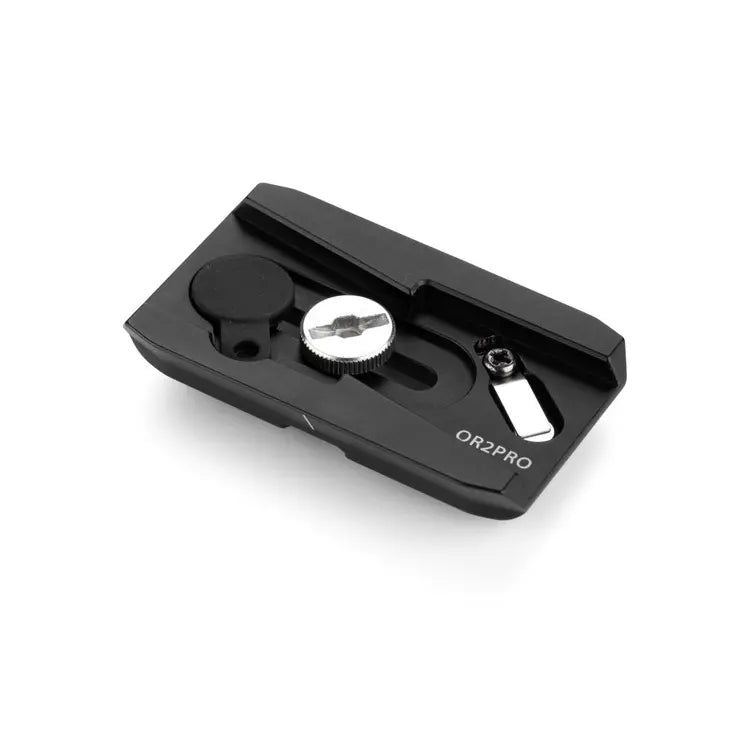 Black camera accessory with OR2PRO branding on a white background
