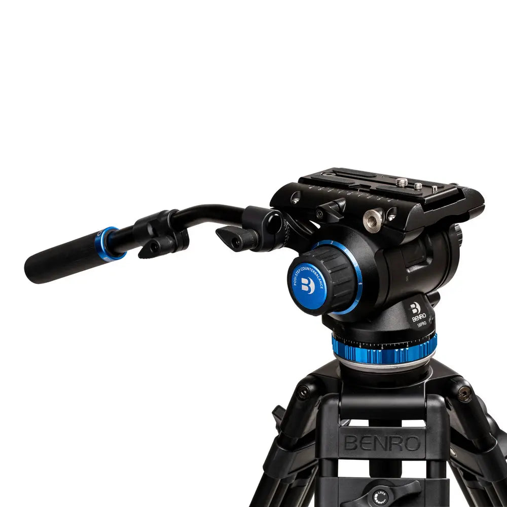 Benro S8 PRO Flat Base Fluid Video Tripod Head