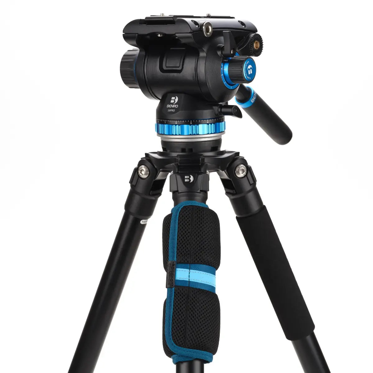 Benro Supadupa Monopod Grip Pad on tripod leg