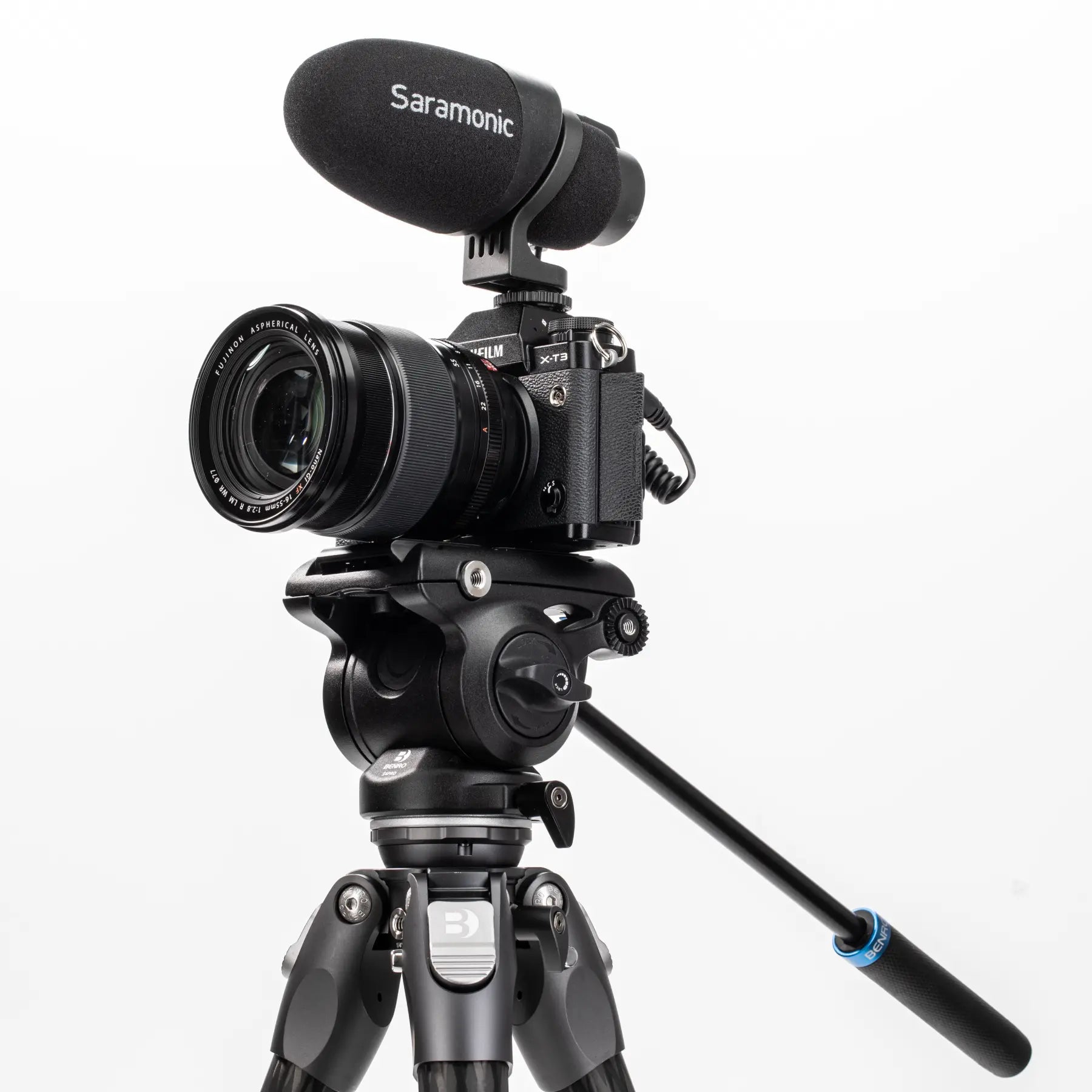 Benro Tortoise 34CLV Carbon Fiber Tripod with S4 PRO Video Head Kit
