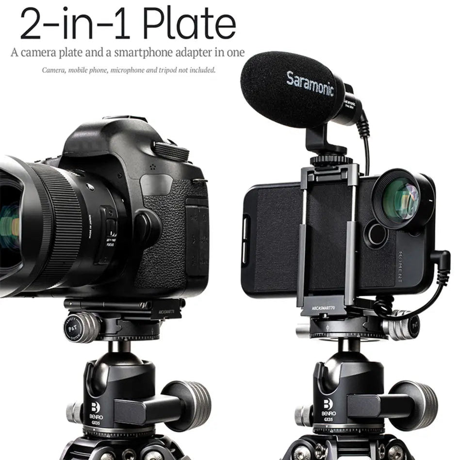 Benro ArcaSmart Combination Plate with Phone Clamp